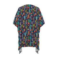 Load image into Gallery viewer, Crazy Cactus Lady Duster Kimono Coverup
