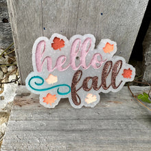 Load image into Gallery viewer, Fall “Hello Fall” Car Freshie
