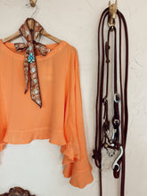 Load image into Gallery viewer, The Orlando Ruffle Sleeve Top
