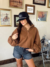 Load image into Gallery viewer, Piper Sweatshirt in Brown-SMALL
