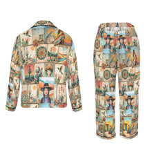 Load image into Gallery viewer, Colores de Mexico Pictures of the Southwest Satin Pajamas
