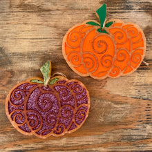 Load image into Gallery viewer, Fall Swirl Pumpkin Car Freshie
