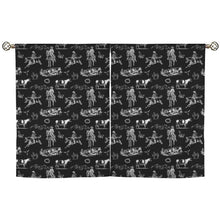 Load image into Gallery viewer, Ranch Life Window Curtains 28"x40" (2-Piece) Made in America
