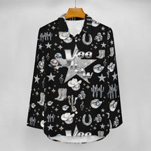 Load image into Gallery viewer, Baha Ranch Rhinestone Cowgirl Long Sleeve Blouse
