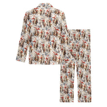 Load image into Gallery viewer, Western Cowboy Santa Christmas Men's Pajamas
