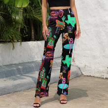Load image into Gallery viewer, Neon Vegas Flare Pants
