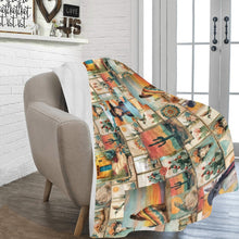 Load image into Gallery viewer, Colores De Mexico Pictures of the Southwest 60" x 80" Throw Blanket Made In America
