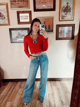 Load image into Gallery viewer, The Sloan Top in Red
