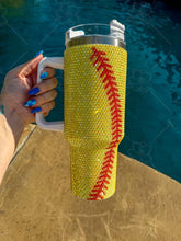 Load image into Gallery viewer, Sports Rhinestone Tumblers
