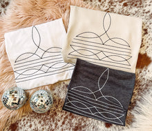 Load image into Gallery viewer, Boot Stitch - Graphic Top
