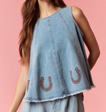 Load image into Gallery viewer, The Dennie Denim Top
