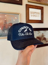 Load image into Gallery viewer, The Denim Follow The Lord Baseball Cap
