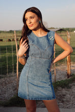 Load image into Gallery viewer, Dallas Denim Dress-SMALL
