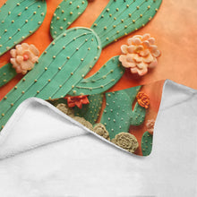 Load image into Gallery viewer, Beautiful Cactus 60x80 Throw Blanket Made in USA
