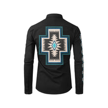 Load image into Gallery viewer, Southwestern Cross Unisex Western Button Up
