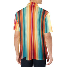 Load image into Gallery viewer, Baha Ranch Serape Western Polo Style Shirt
