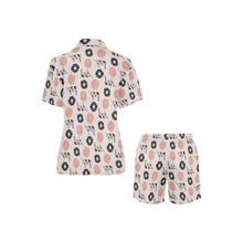 Load image into Gallery viewer, Longhorn Floral Women&#39;s Western Pajama Set
