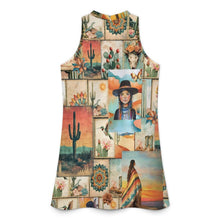 Load image into Gallery viewer, Baha Ranch Colores De Mexico Pictures of the Southwest Sleeveless Mini Dress
