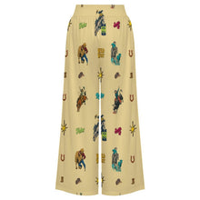 Load image into Gallery viewer, Baha Ranch The Last Roundup Rodeo High Waisted Wide Leg Pants
