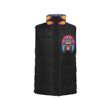 Load image into Gallery viewer, Indian Skull Women&#39;s Puffy Vest
