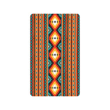Load image into Gallery viewer, Orange Aztec Floor Mat 30" x 18" Made in America
