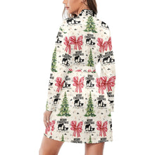 Load image into Gallery viewer, Praying Cowboy Christmas Western Cowgirl Satin Robe
