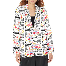 Load image into Gallery viewer, Yeehaw Cowboy Vegas Women&#39;s Western Blazer
