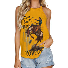 Load image into Gallery viewer, How Bout Them Cowboys Vintage Western Tank Top

