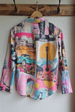 Load image into Gallery viewer, Baha Ranch Wanted Retro Pop Western Vintage Button Up Shirt
