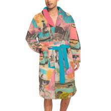 Load image into Gallery viewer, Baha Ranch Retro Pop Western Men's Robe
