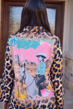 Load image into Gallery viewer, Baha Ranch Retro Pop Western Leopard Pajamas Set
