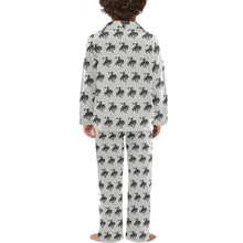 Load image into Gallery viewer, Black Bronc Boy&#39;s Western Pajama Set
