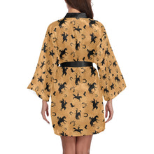 Load image into Gallery viewer, Lucky Western Women's Lounge Kimono Robe

