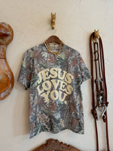 Load image into Gallery viewer, The Camo Jesus Loves You T-Shirt
