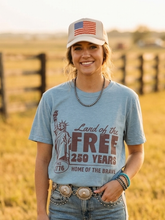 Load image into Gallery viewer, Land of the Free 250 Years Graphic Tee
