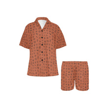 Load image into Gallery viewer, Mini Rust Cattle Brands Women&#39;s Western Pajama Set
