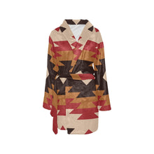 Load image into Gallery viewer, Red Aztec Women&#39;s Western Bath Robe
