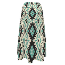 Load image into Gallery viewer, San Angelo Aztec Tiered Prairie Maxi Skirt
