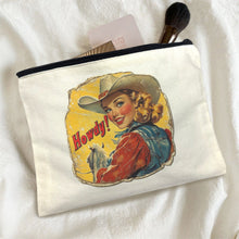 Load image into Gallery viewer, Howdy Cosmetic Bag Pack of 5 Made in America
