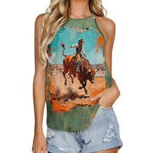 Load image into Gallery viewer, Baha Ranch Eight Second Bull Ride Rodeo Tank Top
