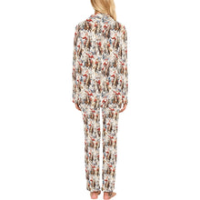 Load image into Gallery viewer, Western Santa Christmas Women's Pajama Set
