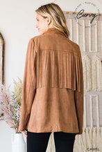 Load image into Gallery viewer, Calgary Fringe Blazer Plus Size
