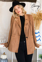 Load image into Gallery viewer, Calgary Fringe Blazer Plus Size
