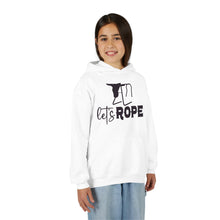 Load image into Gallery viewer, Let's Rope Youth Western Hoodie | Kids Rodeo Cowboy Sweatshirt
