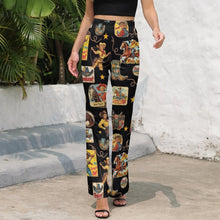 Load image into Gallery viewer, Vintage Cowgirl Collage Western Flare Pants
