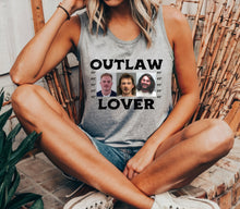 Load image into Gallery viewer, Outlaw lover Racerback Tank Top
