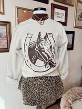 Load image into Gallery viewer, The Lucky Horse Sweatshirt MEDIUM
