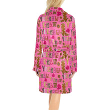 Load image into Gallery viewer, Pink Yeehaw Women's Western Bath Robe
