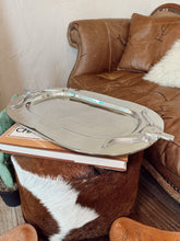 Load image into Gallery viewer, The Silver Bull Oval Platter
