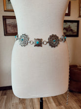 Load image into Gallery viewer, The Stevie Concho Belt in Silver
